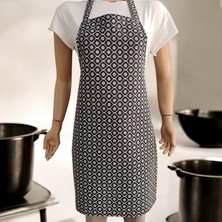 Düşler Ev Tekstili Papatya Desenli Ayarlanabilir Su ve Leke Itici Özelliği Bulunan Şef Mutfak Önlüğü