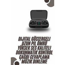İsmiyle Al Tws Bluetooth Kulaklık 5.0 Bluetooth Bağlantılı Dokunmatik Kontrol Özelliği