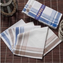 Elif Mira Yavuz Kutulu 39X39 cm 12 Adet Kumaş Mendil Ym 01