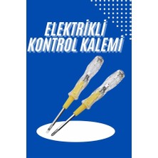 İsmiyle Al Çift Uçlu Kontrol Kalemi Elektrik Test Kalemi Şeffaf