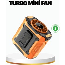 İsmiyle Al Turbo Mini Taşınabilir Fan – 100 Kademeli Dijital Hız Kontrolü ve Type-C Şarj