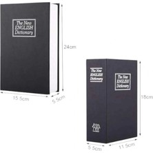 İsmiyle Al Büyük Boy Anahtarlı Kitap Görünümlü Gizli Kasa Çelik Kasa Altın Kasası