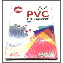Stilo Cilt Kapağı Pvc Kapak A4 Siyah - 20 Adet