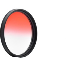 Dhd 52MM Gradual Degrade Kademeli Kırmızı Red Efekt Filtre