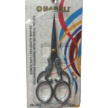 Argesco Mühendislik Nakış Makası Gümüş Saplı Dekoratif Makas YBL-075 Model 5