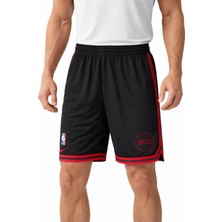 Jordan Nike Chicago Bulls Mens Basketball Shorts Erkek Basketbol Şortu Siyah