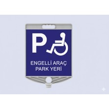Zeplin Engelli Araç Park Yeri/dikdörtgen Uyarı Levhası