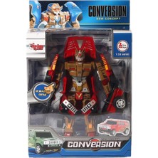 İsmiyle Al HW-899-1-2-5 Dönüşebilen Robot Jeep 1:24 -Vardem