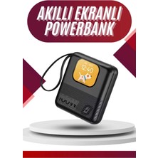 MegaSepet Mey Ithalat® Akıllı Powerbank 10.000 Mah 4 Çıkışlı Taşınabilir Dijital Göstergeli