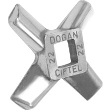 Osimo No:22 Kıyma Makinesi Bıçağı Paslanmaz Çelik Profesyonel Et Çekme Bıçağı Sanayi Tipi