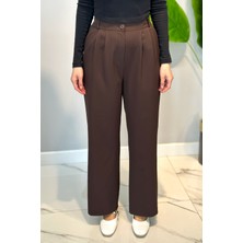 Lale Butik Palazzo Pantolon 01 Kahve