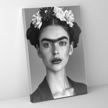 Popcas  Frida Kahlo Tarzı Kanvas Tablo - Ev Dekorasyonu Için Frida Kahlo Tasarımı