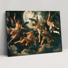 Popcas  Caravaggio Tarzı Dekoratif Tablo / Duvar Sanatı / Kanvas Duvar Tablosu