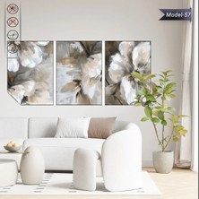 Akıllı Kağıt Statik Tutunma Özellikli Tablo - Poster Çiçek (Model- 57)