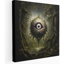 Popcas  Nazardan Koruyucu Boncuk Kanvas Tablo Evil Eye Bead Duvar Sanatı