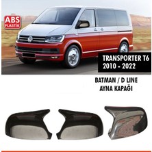 Tuning Vadisi Transporter T6 Batman Yarasa Ayna Kapağı Piano Black / 2010 - 2022
