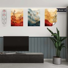 Akıllı Kağıt Statik Tutunma Özellikli Tablo - Poster Çiçek (Model- 44)