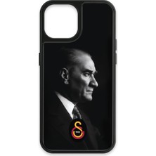 iPhone 15 Uyumlu Galatasaray Büyük Atatürk Cam Lisanslı Telefon Kılıfı