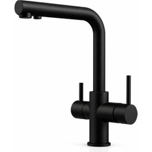 Prime Pro Üç Yollu Arıtmalı Premium Mutfak Eviye Bataryası Musluğu