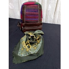 Öykücanbu Otantik El Dokuması Sırt Çantası ''fular Hediyeli ''