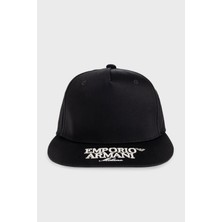 Emporio Armani Işleme Logolu Pamuklu Şapka Erkek Şapka EM004848 AF23345 UC001