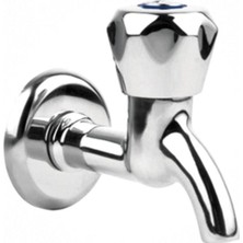 Fulcie Armatür Kısa Musluk Çevirmeli Duvardan Tekli