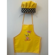 HM Polisaj Kız Çocuk Aşcı Önlük Şapka Takımı