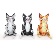 İsmiyle Al Ahşap Sallanan Kedi