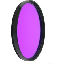 62MM Lensler Için Full Color Düz Renk Purple Mor Efekt Filtre