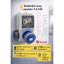 Bemis Yan Otomatlı IP66 Kombinasyon 3/32A 1 Ad. Ön - 1/16A 1 Ad.
