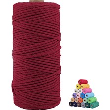 Argesco Mühendislik Pamuk Makrome 2 mm Bordo