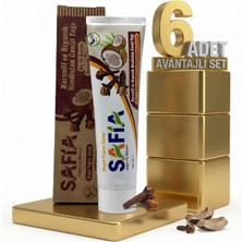 Safia Karanfil ve Hindistan Cevizli Organik Diş Macunu 6X100 ml