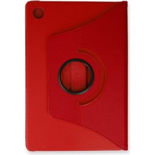 Lowell Home Ieg  Samsung Galaxy Tab A9 Plus Kılıf 360 Tablet Deri Kılıf - Kırmızı LWLRSHM-76W5