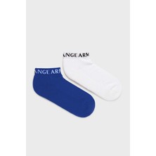 Armani Exchange Pamuklu Logolu 2 Pack Çorap Erkek Çorap 956013 CC406 MB578