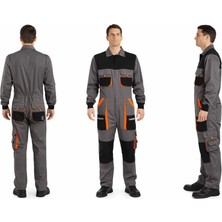 Orange Safety Titan Pro Bütün Iş Tulumu Gri