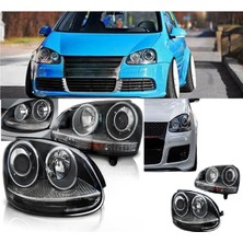 Vw Golf 5 2005- Mk5 Bi Xenon Özellikli Krom R32 Ön Far