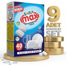 Safia Max Bulaşık Makina Tableti 9X40LI