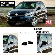 Tuning Vadisi Tiguan 2008-2015 Batman Yarasa Ayna Kapağı Sinyalli Piano Black