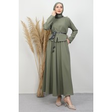 Kathy Flarlı Takım Soft Yeşil