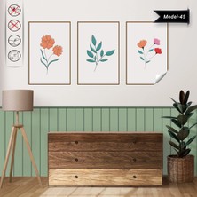 Akıllı Kağıt Statik Tutunma Özellikli Tablo - Poster Çiçek (Model- 45)