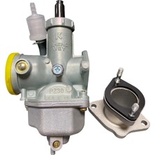 MOTORKİT MK Orjinal Shengwey Cg 200 Performans Karbüratör + Manifold Dahil - Pz 30 Cg - Kuba Çita - Falcon - Motorkit Mk