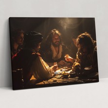 Popcas  Caravaggio Tarzı Kanvas Tablo Duvar Sanatı