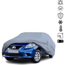 ULTRASHOP Nissan Almera (2011 – 2019) Su Geçirmez Araba Brandası Dış Mekan Oto Brandası