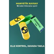 Creva Kickflip Mıknatıslı Kaykay- GOLD-Kurukafa(KUTULU)