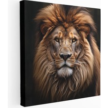 Popcas  Majestik Kükreme Kanvas Tablo