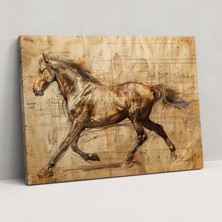 Popcas  Leonardo Da Vinci Tablo Sanatı - Kanvas Tablo Ev Dekorasyonu