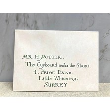 İsmiyle Al Harry Potter Davet Mektubu 10'lu