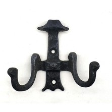 İsmiyle Al Eco Lounge Antika Tarz Dekoratif Pirinç Gemici Askı - 85X94 Mm, Oksit