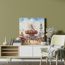 Popcas  Carnival Temalı Kanvas Tablo