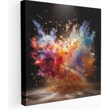 Popcas  Parıldayan Glitter Patlaması Duvar Sanatı - Glitter ve Işıltıyla Kanvas Tablo - Duvar Dekorasyonu Baskı Teknikleri